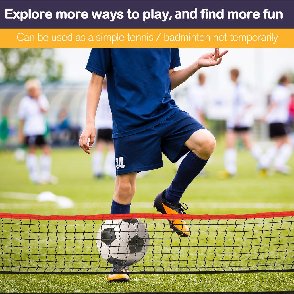 10ft Portable Multi-Sport Net | Soccer Tennis, Pickleball & Badminton