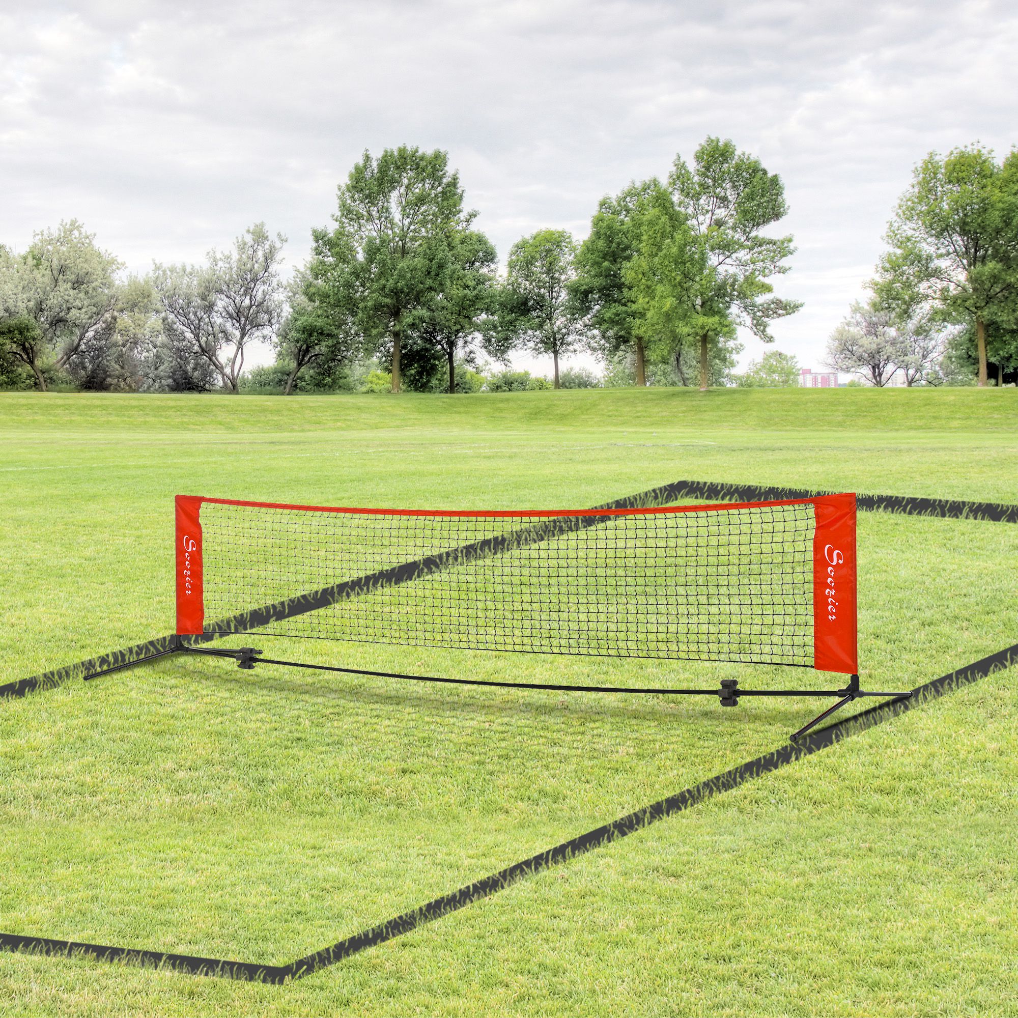 10ft Portable Multi-Sport Net | Soccer Tennis, Pickleball & Badminton