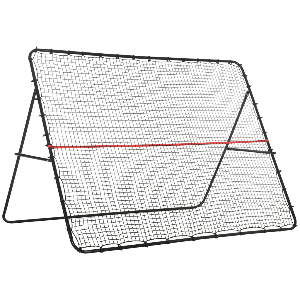 Soccer Rebounder Net – Adjustable & Foldable Multi-Sport Training Goal