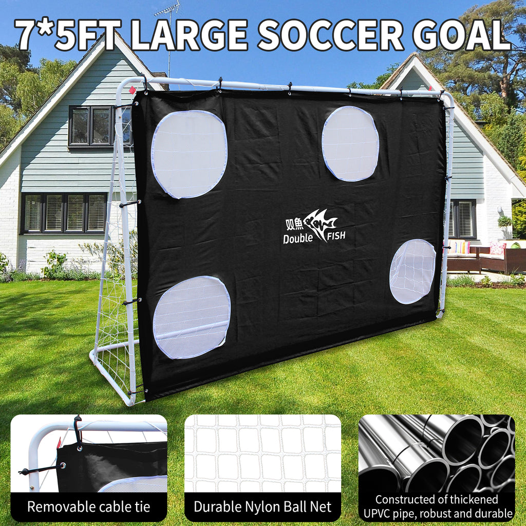 Double Fish Professional Soccer Goal Net – 7.5ft x 5ft