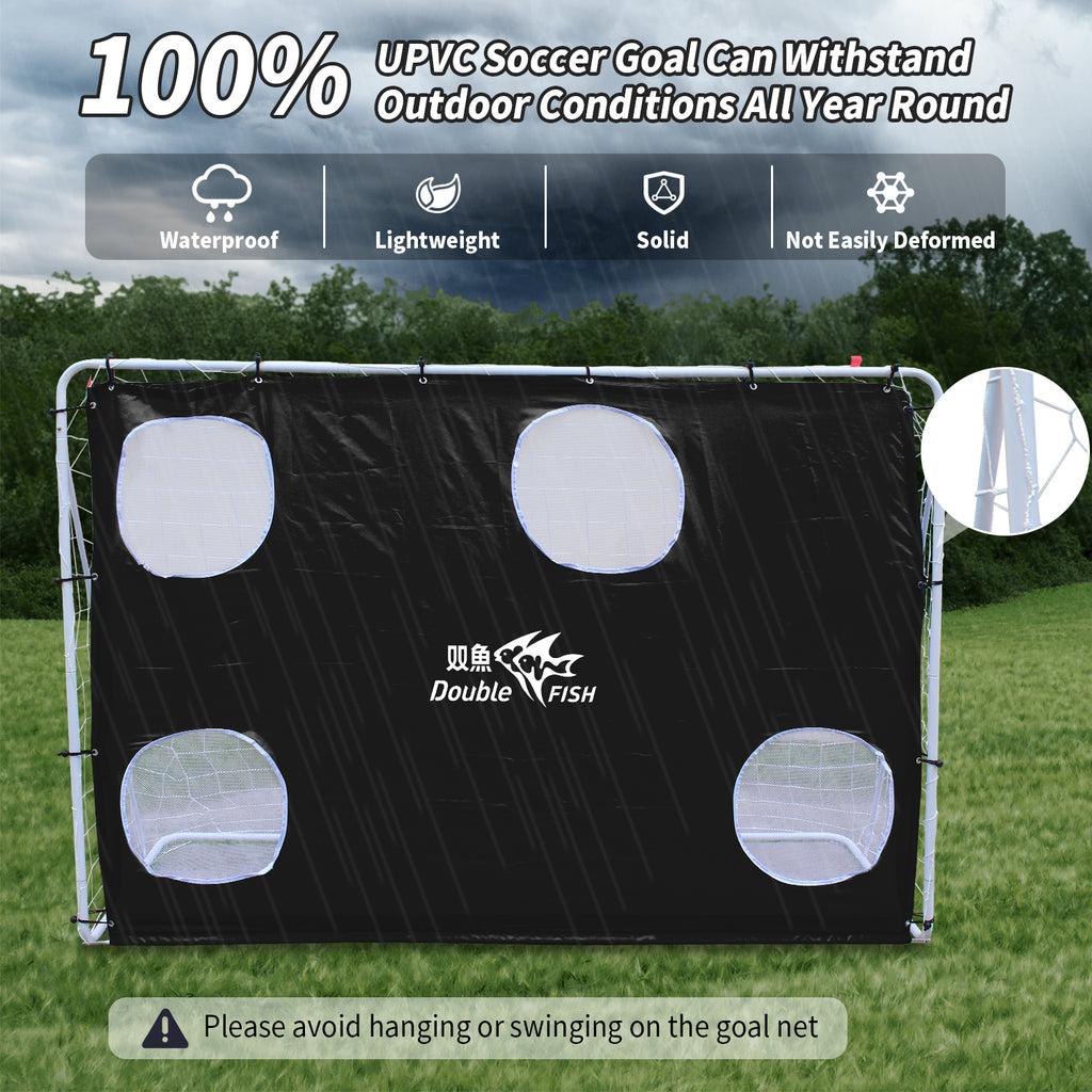 Double Fish Professional Soccer Goal Net – 7.5ft x 5ft
