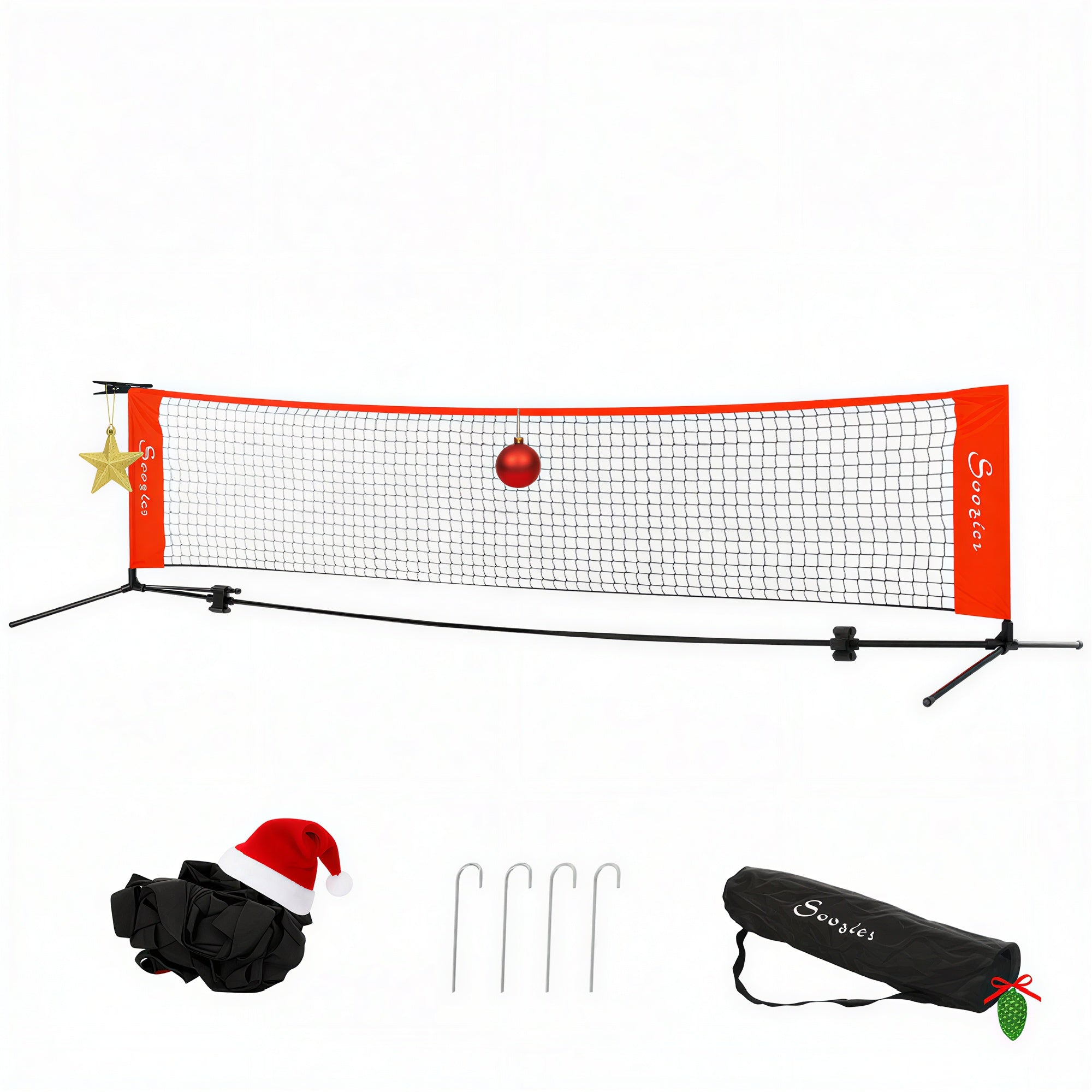 10ft Portable Multi-Sport Net | Soccer Tennis, Pickleball & Badminton